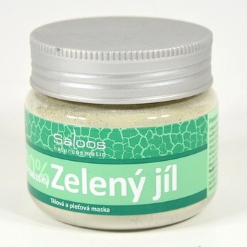 Saloos Green Clay tělová a pleťová maska 100% French 80 g