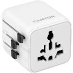 CANYON Универсален адаптер за пътуване CANYON OnTour One, EU/UK/US/AUS White (CNS-TA1005W)