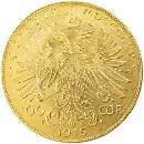Münze Österreich Zlatá minca 100 Korona Františka Jozefa I. 1915 Rakúska Novorazba 33,87 g