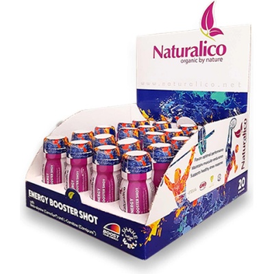NATURALICO Предтренировъчен енергиен бустер 20 x 60 ml