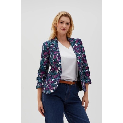 Moodo Marisse Women's Jacket L-Mr-4603 Navy