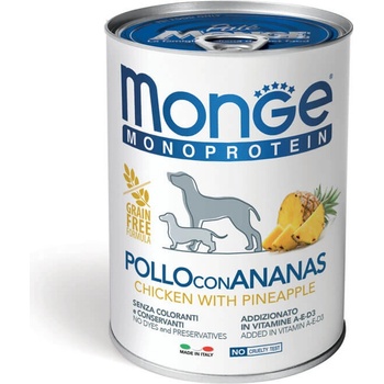 Monge Monoprotein Monoprotein Pate Dog Chicken and Pineapple пастет за кучета - 0.4кг