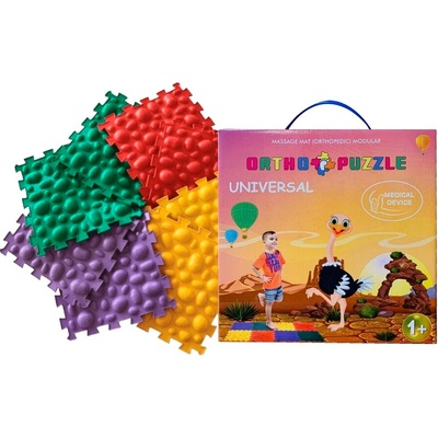 Ortho Puzzle Модулен килим за игра Ortho Puzzle - Микс - Морски камъчета