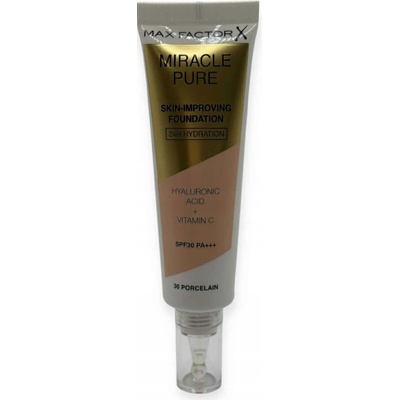 Max Factor Miracle Pure Skin dlouhotrvající make-up SPF30 30 Porcelain 30 ml