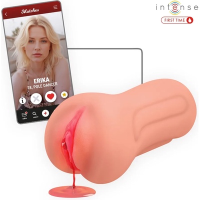 Девствен мастурбатор, кървене и реалистичен канал - Erika First Time (D-244822)