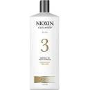 Nioxin System 3 čistiaci prostriedok pre jemné vlasy chemicky zväčšené normálne až tenké vlasy 1000 ml