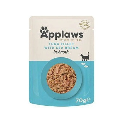 Applaws cat s tuniakom a pražmou vo vývare 70 g