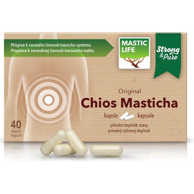 Mastic Life Mastichové kapsuly 100% masticha 40 kapsúl