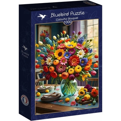 BlueBird Farebná Kytica 1000 dielov