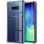 Techsuit Калъф за Samsung Galaxy S10e - Techsuit - Удароустойчив Clear Silicone - Опушено Черен (KF2351578)