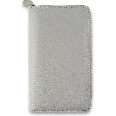 Filofax Saffiano Compact Zip A6 týdenní 2026 šedý