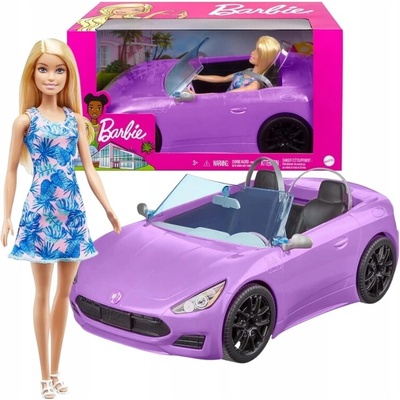 Barbie kabriolet + blonďavá