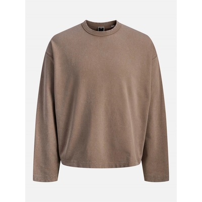 JACK & JONES Блуза Jack and Jones Men's Athletic Graphic Crew Sweatshirt - Desert Taupe