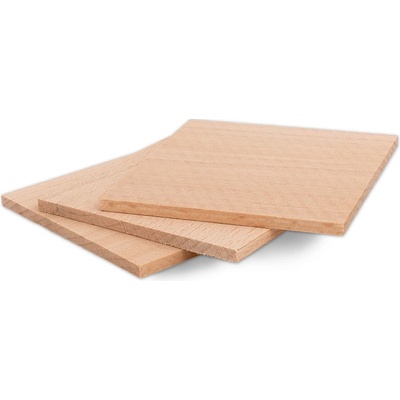 Metrie Dřevěná destička z masivu 70 x 70 x 3 mm Buk