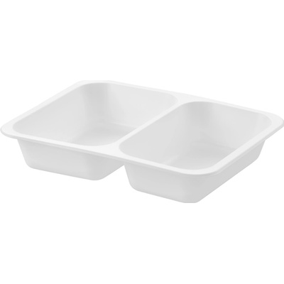 Gastrokuchyne Zatavovacia menu miska 2dielna 227x178x40 mm biela