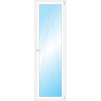 OKNA HNED Plastové okno 71x232 cm bílé otevíravé a sklopné pravé