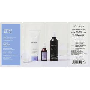 Mary & May Collagen Line 3Step Sachet (Cleansing Foam 1.5г + Serum 1.5г + Lotion 1.5г) (sample) - Изсветляващ комплект мостри 4.5г (sample)