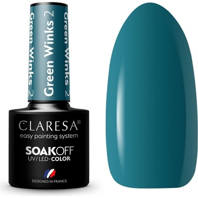 Claresa Gél lak Green Winks 2 5 g
