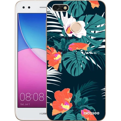 Púzdro Picasee silikónové Huawei P9 Lite Mini - Monstera Color čiré