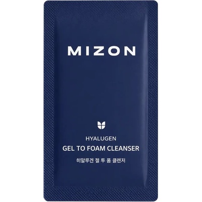 MIZON Hyalugen Gel to Foam Cleanser (sample) - Гел Почистващ Продукт, Превръщащ се в Пяна (sample) 2ml