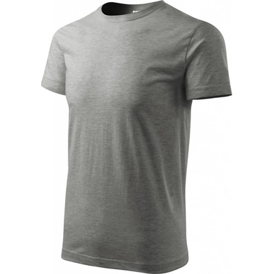 Malfini Heavy New Free Tričko unisex tmavě šedý melír