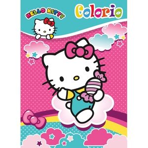 Boek Specials Nederland bv КНИЖКА ЗА ОЦВЕТЯВАНЕ hello kitty colorio 32 СТР. 4 ВИДА