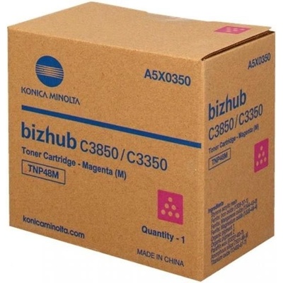 Konica Minolta Червен тонер TNP-48M за Konica Minolta Bizhub C3350/ C3850, оригинален (TNP-48M)