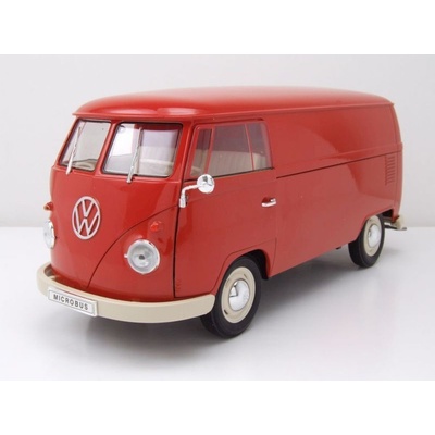 Welly Volkswagen T1 Van 1963 Red 1:18