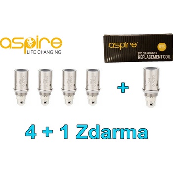 aSpire Žhavící hlava BVC CE5 ET Victory X.Jet Vivi Nova 1,6 ohm 4 ks