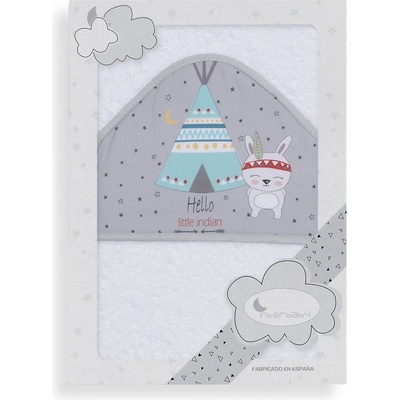 Interbaby osuška froté 100 × 100 Teepee sivá