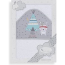 Interbaby osuška froté 100 × 100 Teepee sivá