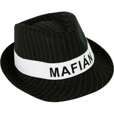 klobúk s nápisom mafián