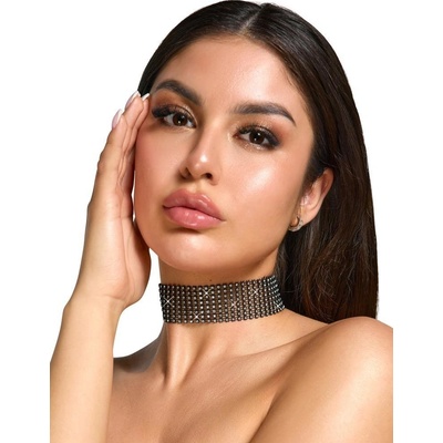 Cottelli Accessoires Choker - obojok z kamienkov