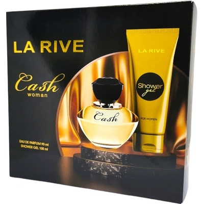 La Rive подаръчен комплект за жени, EDП 90мл + Душ гел 100мл, Cash