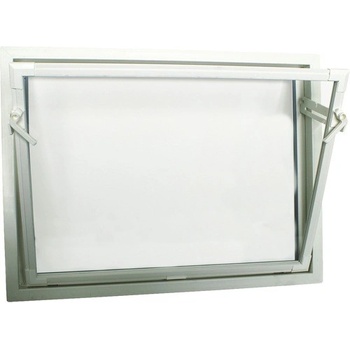 ACO Plastové okno pivničné IZO 80x60 cm, biele