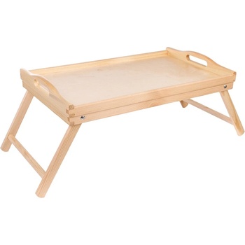 ČistéDřevo Drevený servírovací stolík do postele 50x30 cm
