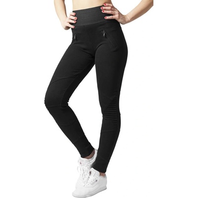 Urban Classics Ladies Interlock High Waist leggings charcoal/black
