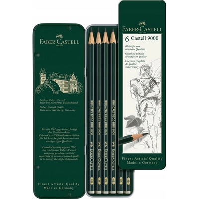 Faber-Castell Castell 9000 6 ks