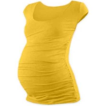 Jožánek Johanka těhotenské tričko mini rukáv žlutooranžová