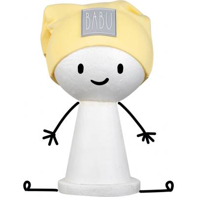 dětská žlutá čepice