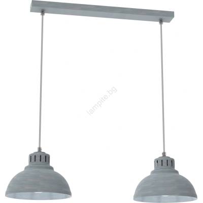 Пендел SVEN 2xE27/15W/230V сив (LU9049)