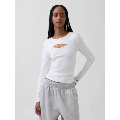 GAP Тениска с дълъг ръкав GAP GAP | Byal | ЖЕНИ | XXS