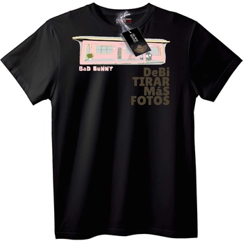 NOONEBRAND Тениска Bad Bunny Къща - 2XL, White