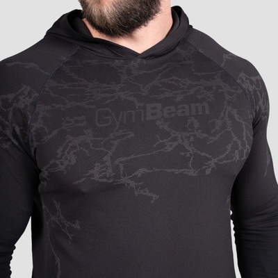 GymBeam Tričko s dlhým rukávom Static black