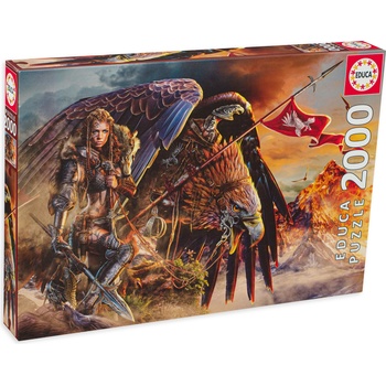 Educa Пъзел Educa от 2000 части - Ездач на орел (EDU19277)