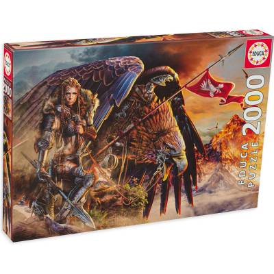 Educa Пъзел Educa от 2000 части - Ездач на орел (EDU19277)