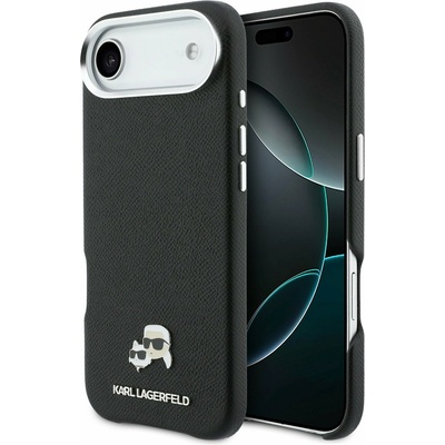KARL LAGERFELD PU Karl and Choupette Heads Pins MagSafe Задна Корица за iPhone Air Black Karl Lagerfeld | Cheren | МЪЖЕ | UNI