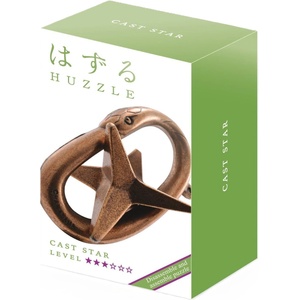 Hanayama Метален логически пъзел Hanayama - Cast Puzzle Star Huzzle (515031)