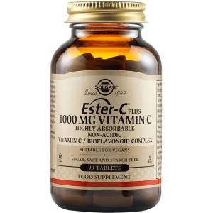 Solgar Ester-C, 1000 mg, 90 таблетки, Solgar