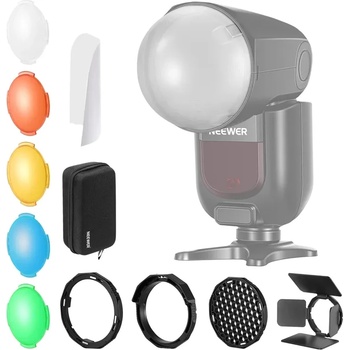 Neewer Комплект аксесоари Neewer за светкавица с кръгла глава Z1